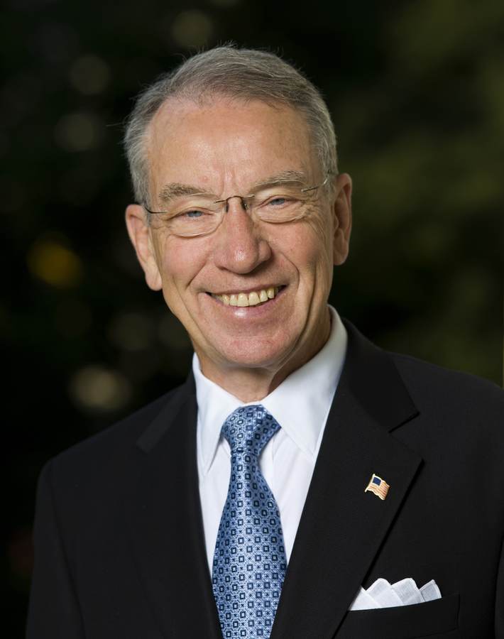 Senate Judiciary Committee Chairman Chuck Grassley, who led the questioning of former special counsel Jack Smith