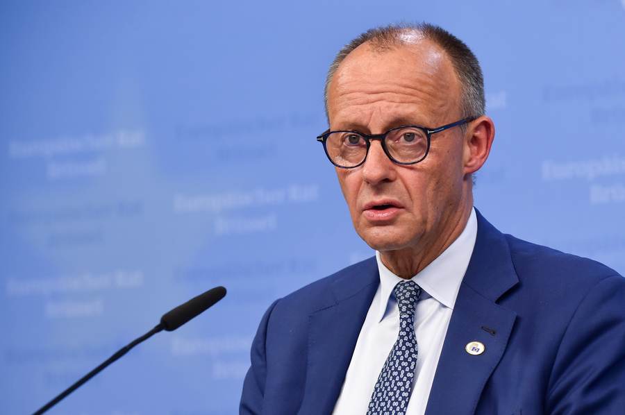 German Chancellor Friedrich Merz at a 2025 event