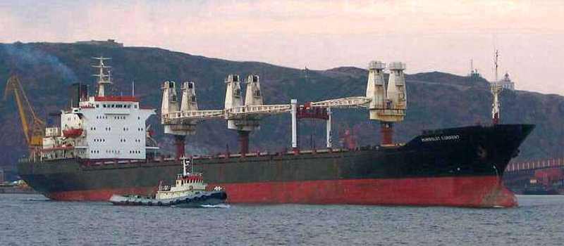 Bulk carrier approaching port as grain shipping confronts rising Black Sea war-risk costs
