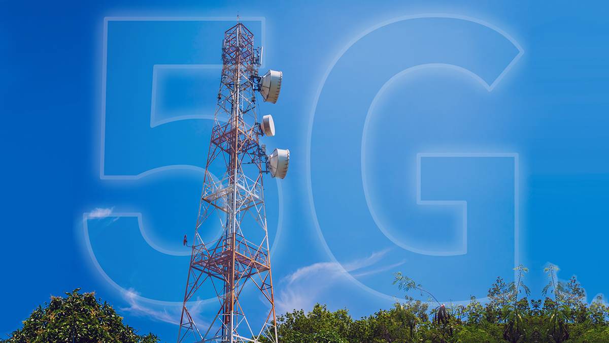 Telecommunications towers against a blue sky in an Ethio Telecom infrastructure file photograph