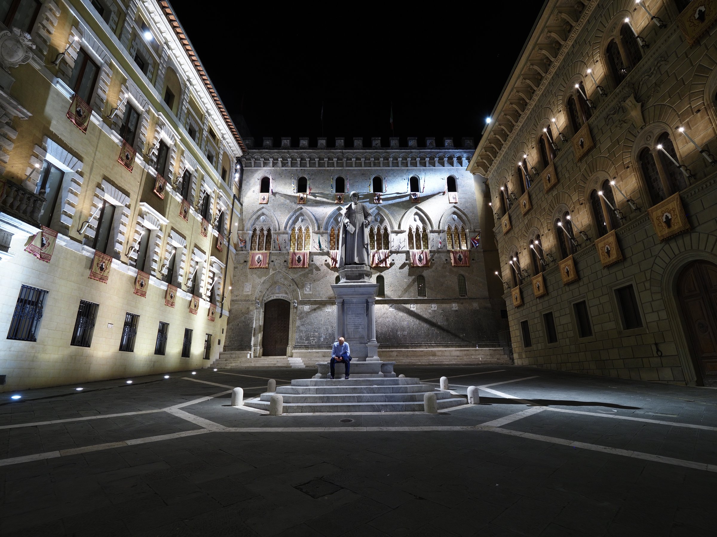 Palazzo Salimbeni in Siena, headquarters of Monte dei Paschi