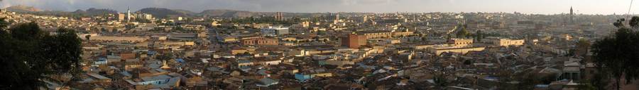 Panoramic view across Asmara, Eritrea, where Ethiopia ordered its embassy closed on October 1, 2026