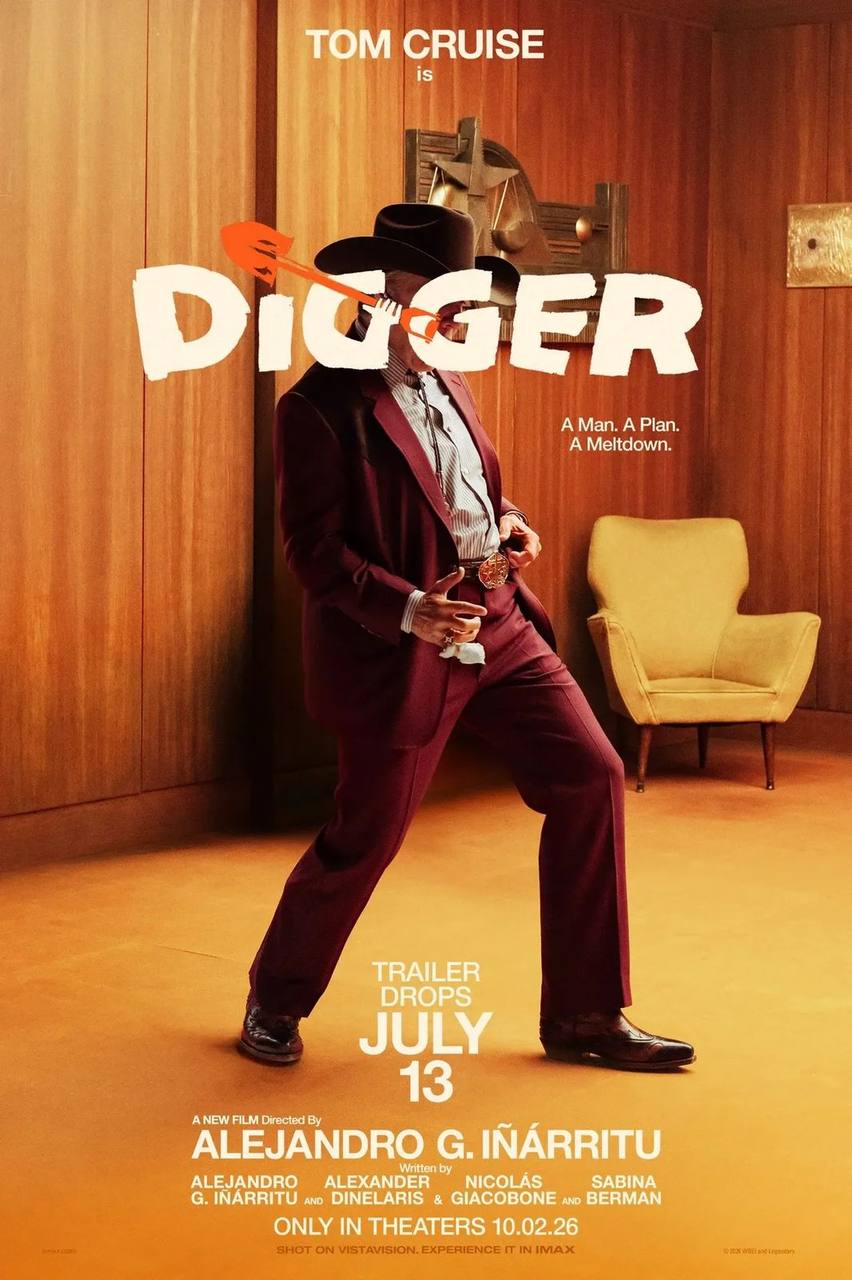 Official promotional poster for Digger featuring Tom Cruise