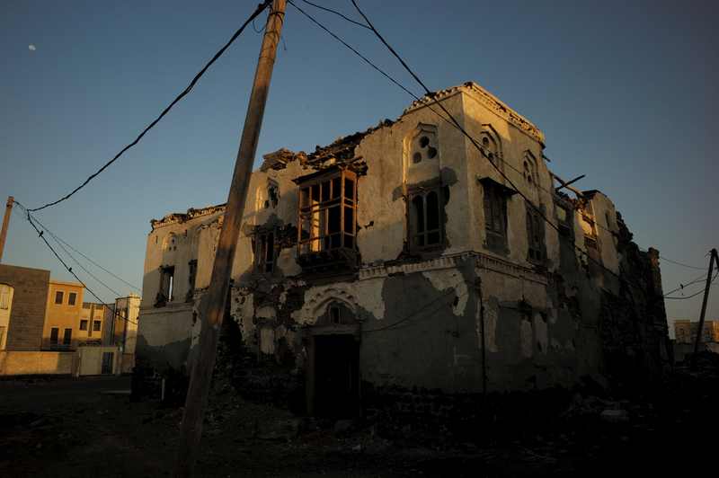 Morning over Mokha (Mocha) on Yemen's Red Sea coast, the strategic port at the center of the September Houthi offensive and October counteroffensive