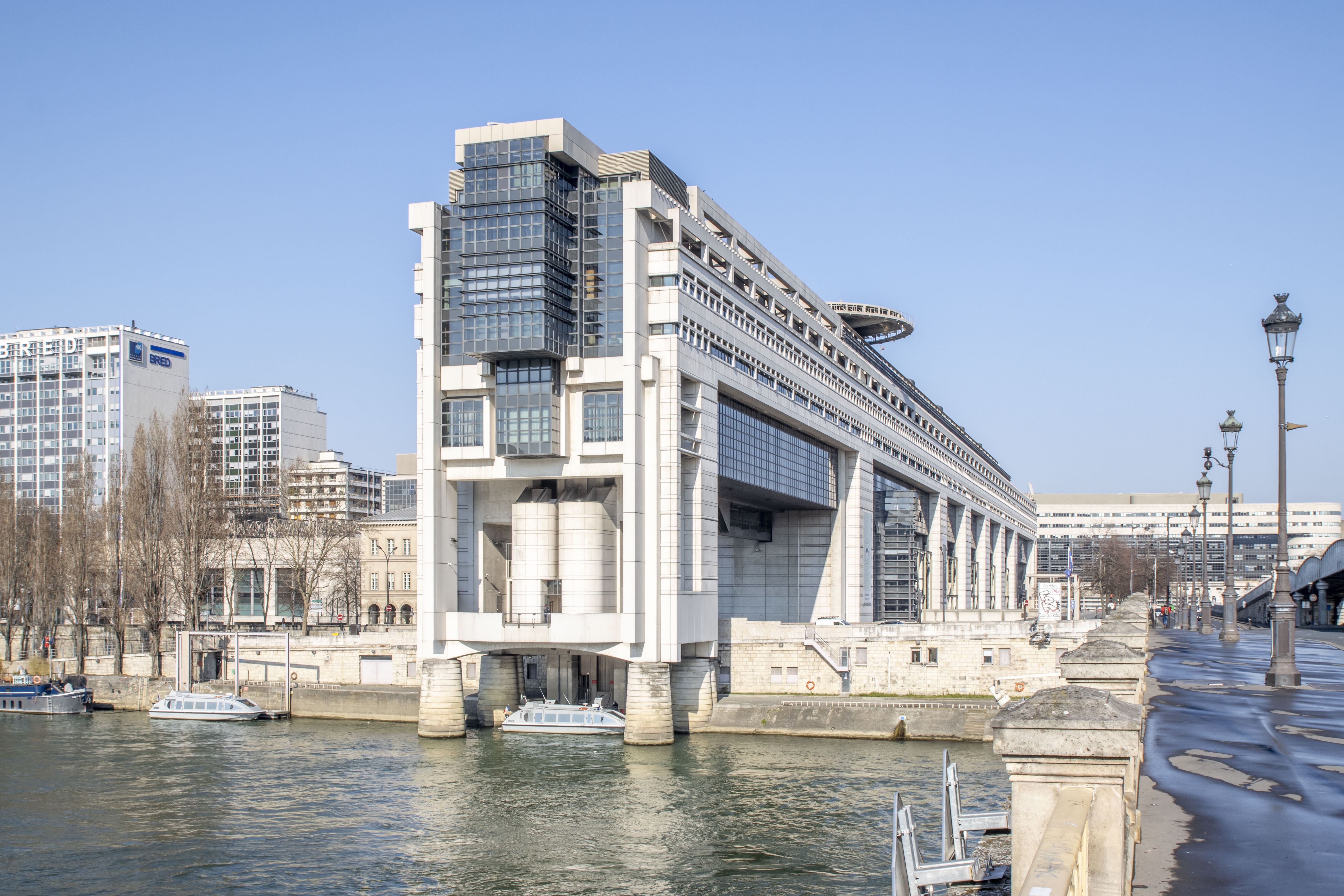 The Bercy finance ministry in Paris, where officials warned France's economy is at a standstill after GDP contracted in the third quarter