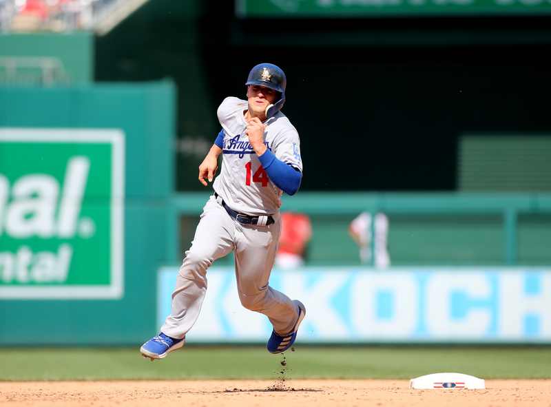 Kiké Hernández in a Dodgers uniform during the 2026 MLB postseason