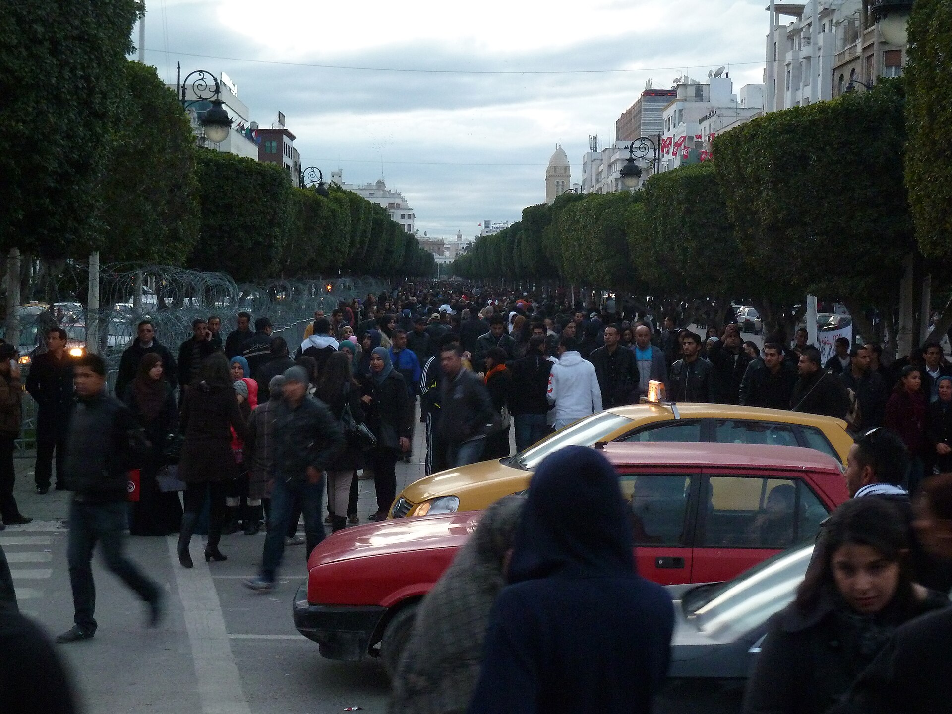 Avenue Habib Bourguiba in Tunis