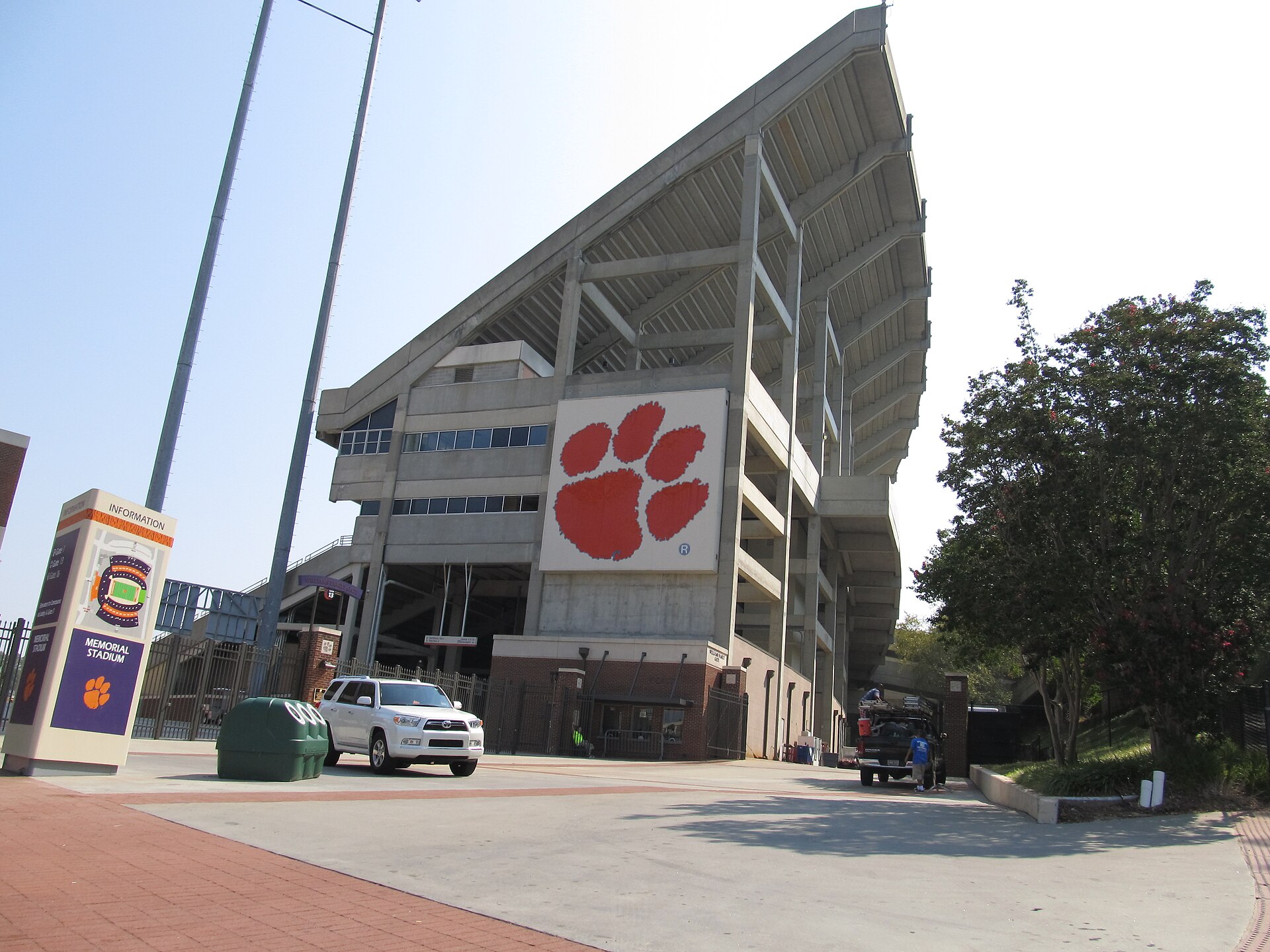 Trump Clemson rally — Memorial Stadium on the Clemson University campus in South Carolina, near the Garrison Arena rally venue in Pendleton