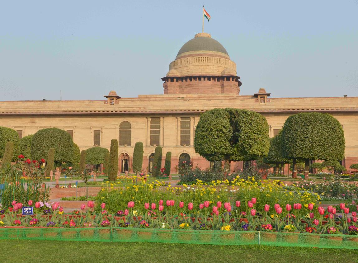 Rashtrapati Bhavan in New Delhi, official residence of India's indirectly elected president