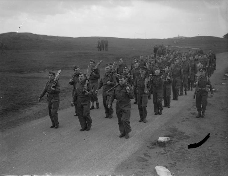 Britain's new Home Guard plan echoes the original — Home Guard volunteers on a route march in 1940