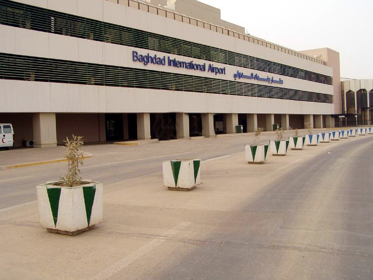 Baghdad International Airport after Iraq suspends Iranian flights over U.S. secondary sanctions pressure