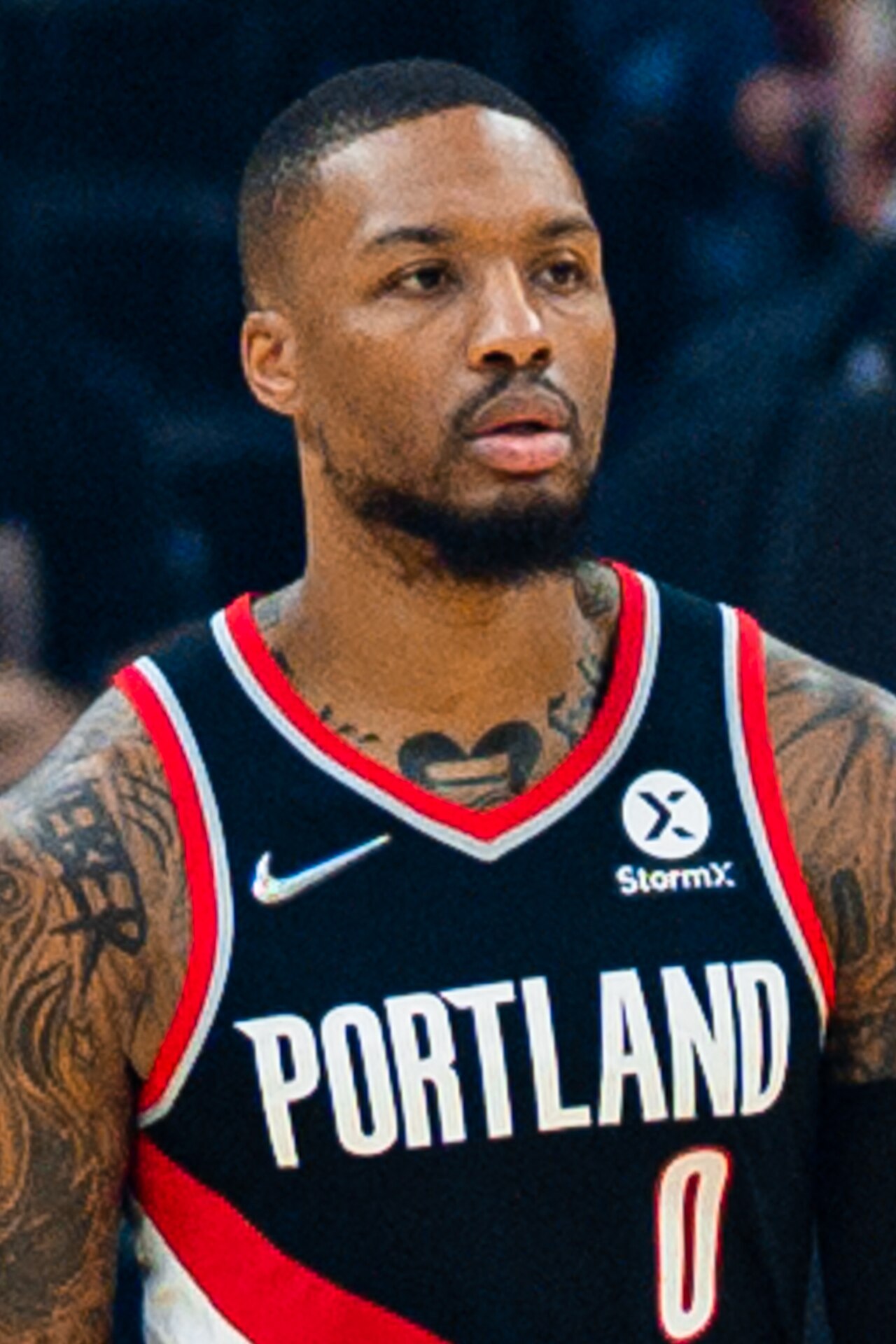 Damian Lillard return — Lillard in a Portland Trail Blazers uniform during his first stint with the team
