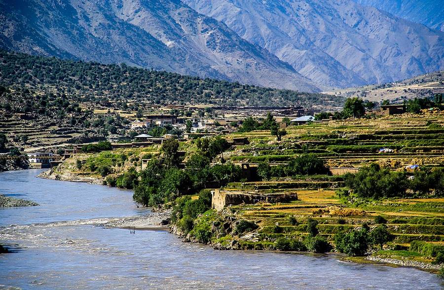 File view of Nari District in Kunar Province accompanying the Pakistan airstrikes Afghanistan report