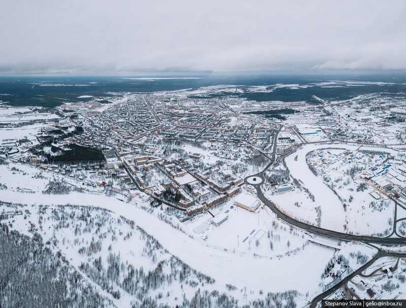 Ukhta in Russia's Komi Republic, site of the Lukoil refinery drone strike