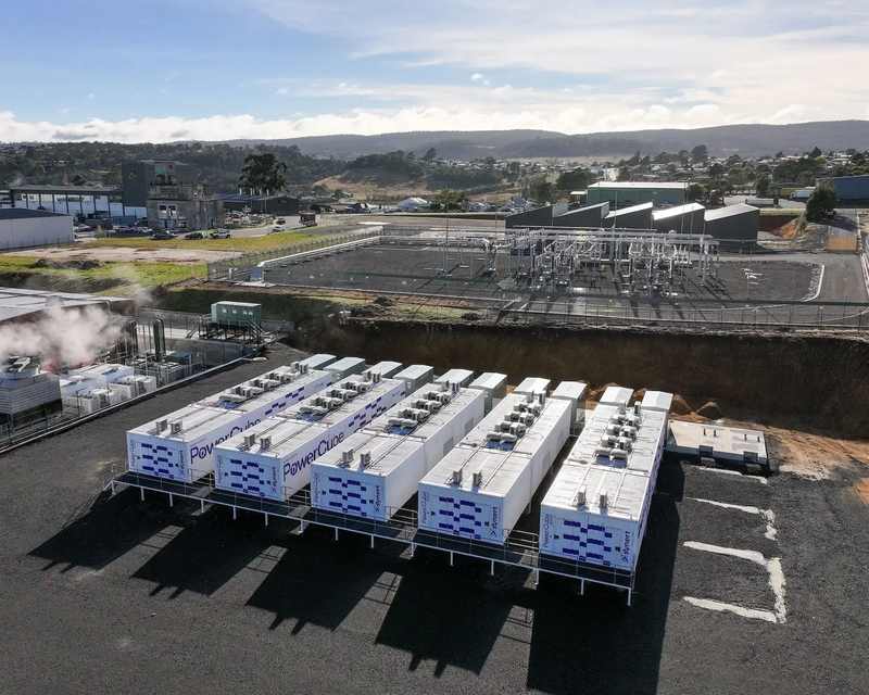 Aerial view of Firmus power infrastructure and AI data-centre campus in Tasmania after the Firmus IPO was withdrawn