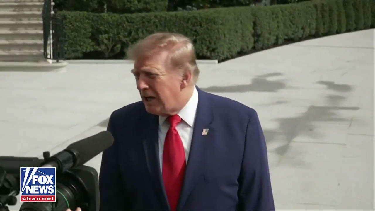 President Donald Trump speaks with reporters on the South Lawn of the White House on October 16, 2026, where he said he had told Katie Zacharia to reconsider the press secretary job — Katie Zacharia fired press secretary coverage