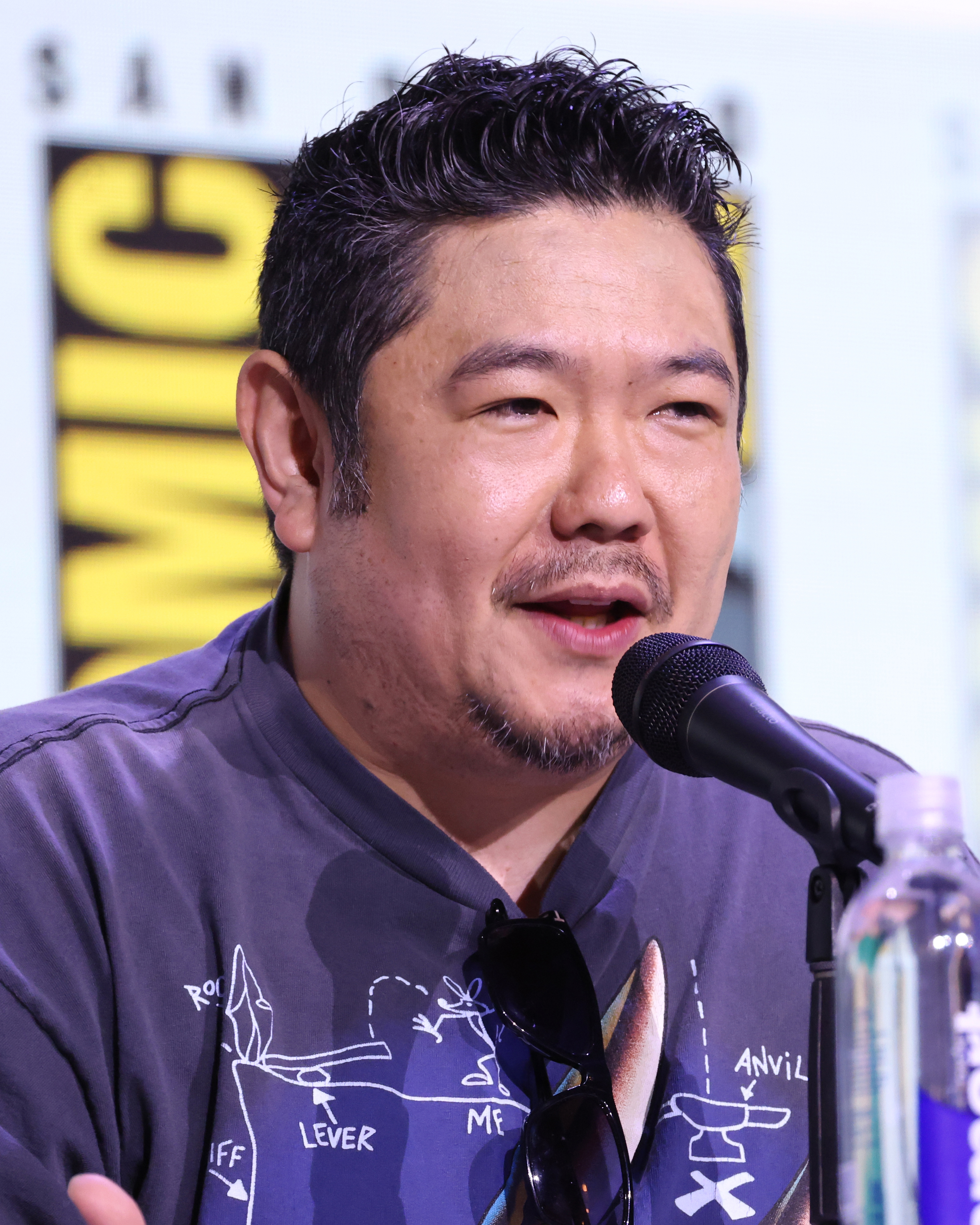 Eric Bauza, the Bugs Bunny voice actor who died at 46, speaking at San Diego Comic-Con in 2025