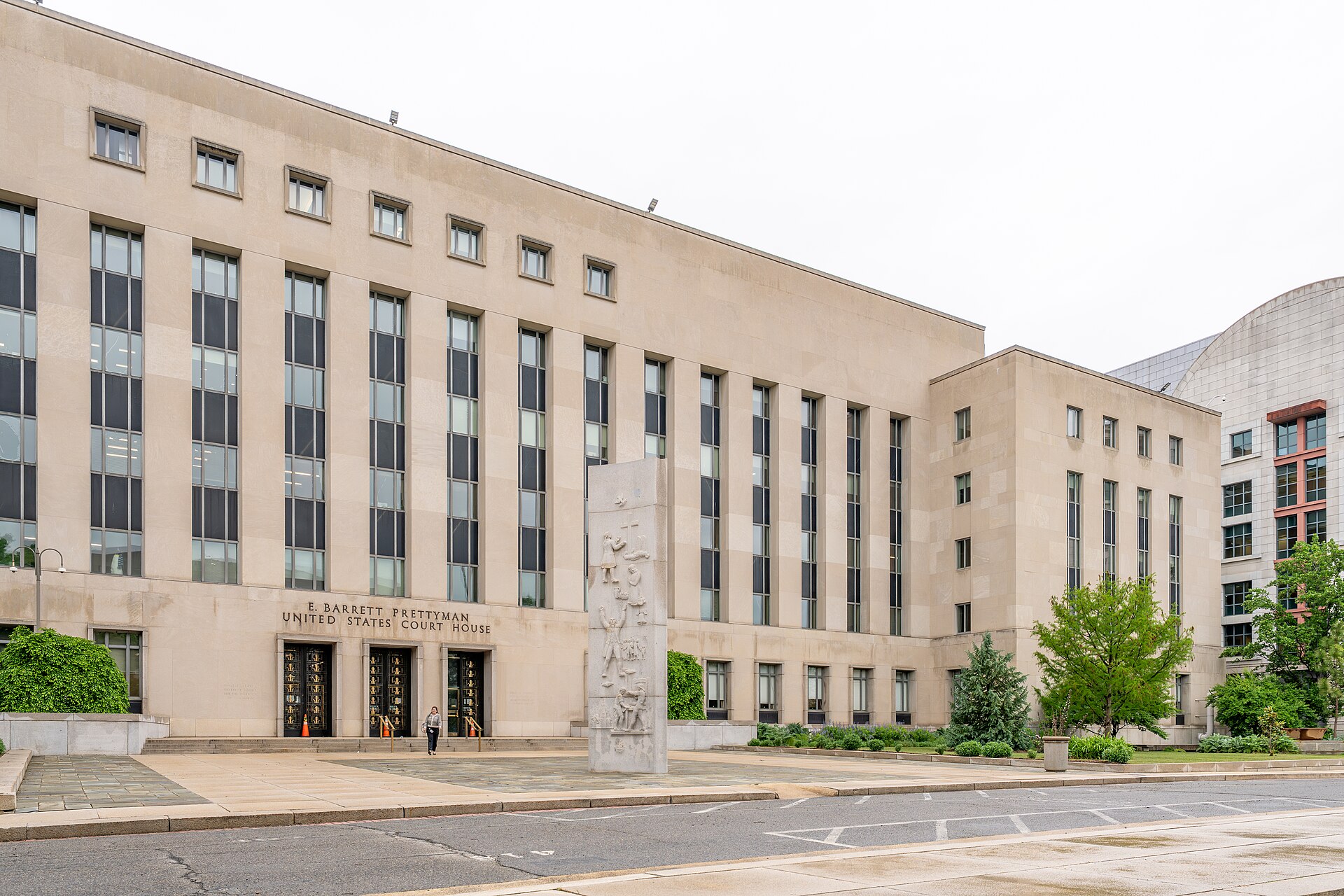 Pentagon data breach class action — the E. Barrett Prettyman United States Courthouse in Washington, home of the U.S. District Court for the District of Columbia where the lawsuit was filed