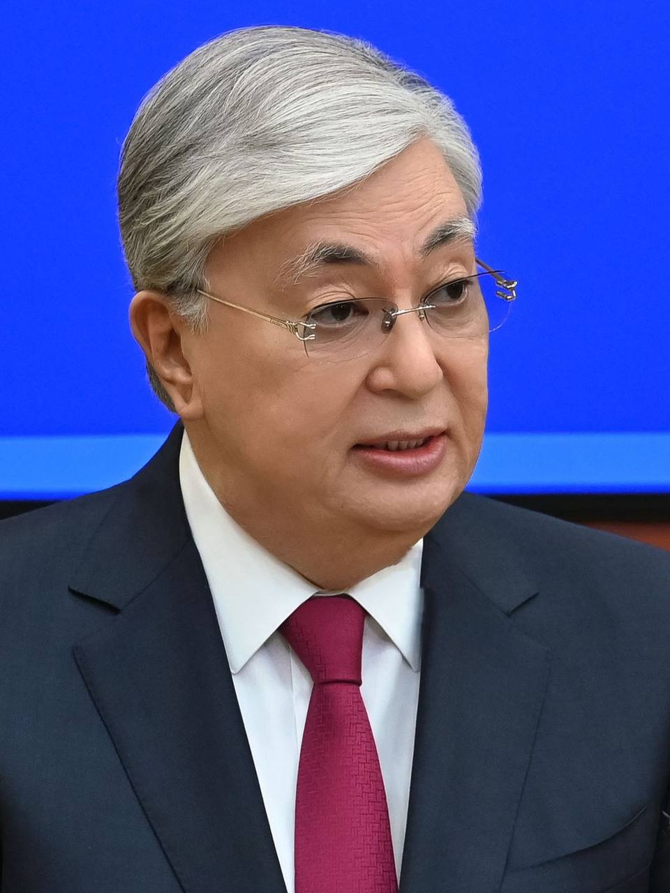 Kazakhstan's President Kassym-Jomart Tokayev, who dismissed Defence Minister Dauren Kosanov after 14 servicemen died in a Caspian Sea naval exercise