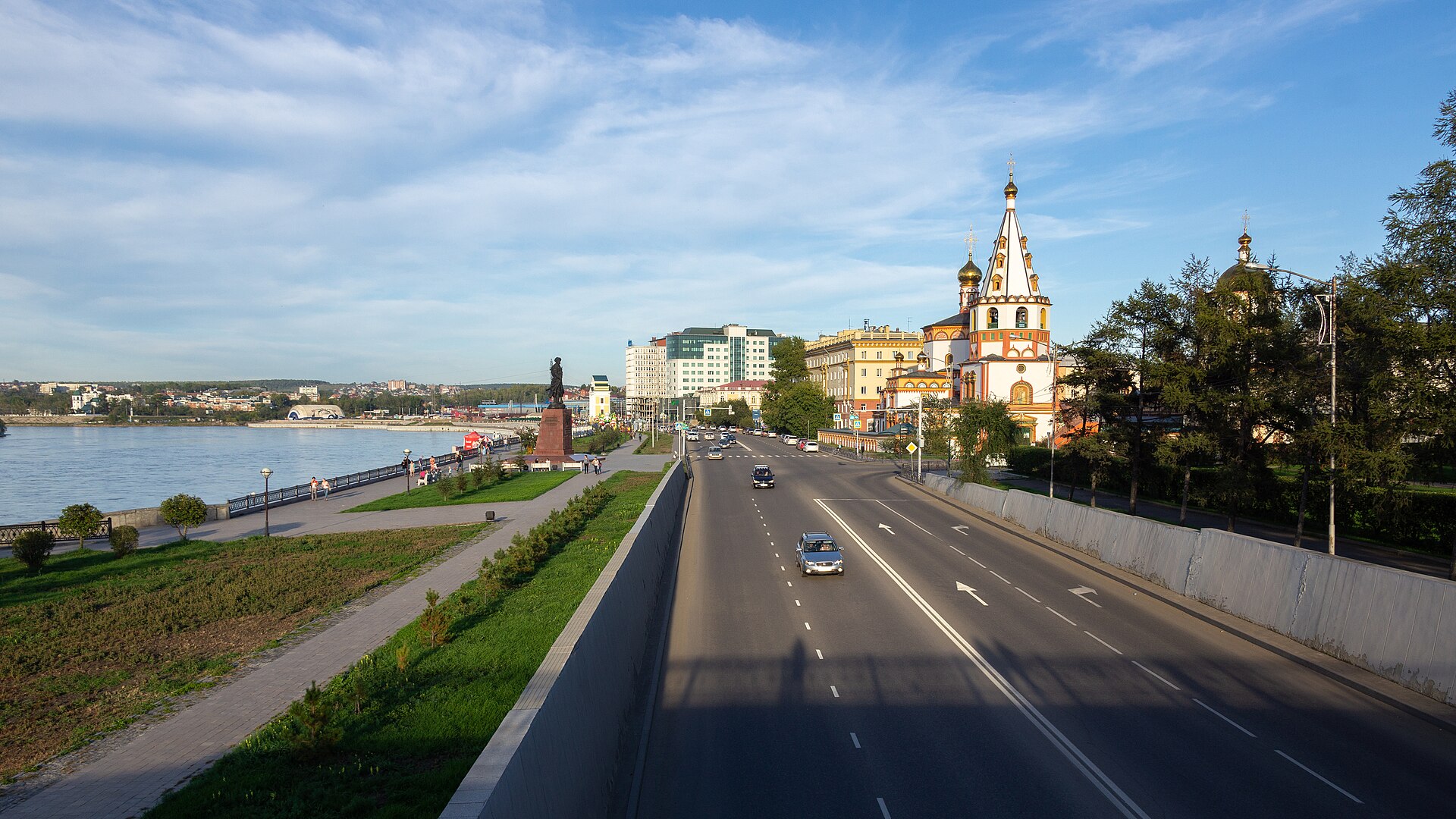 View of Irkutsk, Russia, the Siberian city where health officials quarantined hospitals amid the plague investigation