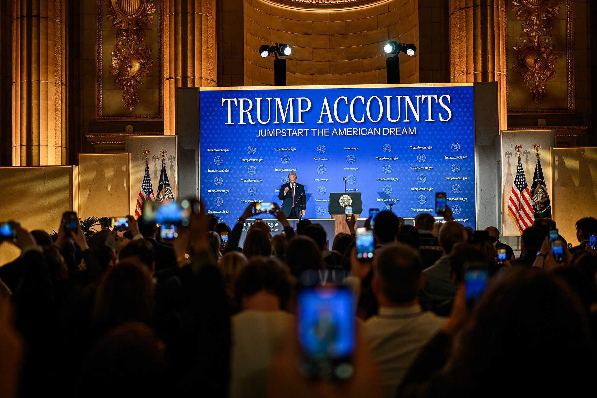 President Donald Trump delivers remarks in Washington in January 2026 — Trump campaigned on keeping America out of new wars and on denying Iran a nuclear weapon