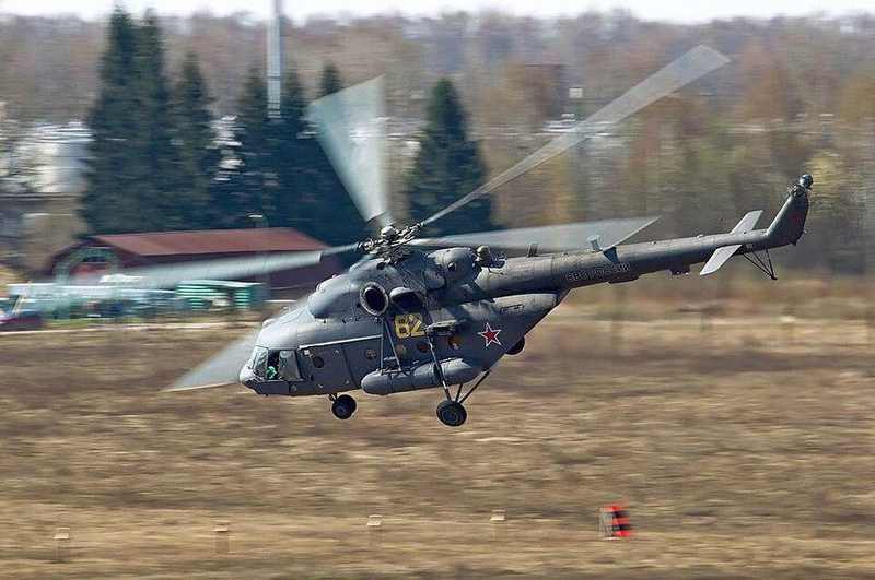 Russian Mi-8 military helicopter similar to the aircraft that entered Polish airspace on September 23 2026