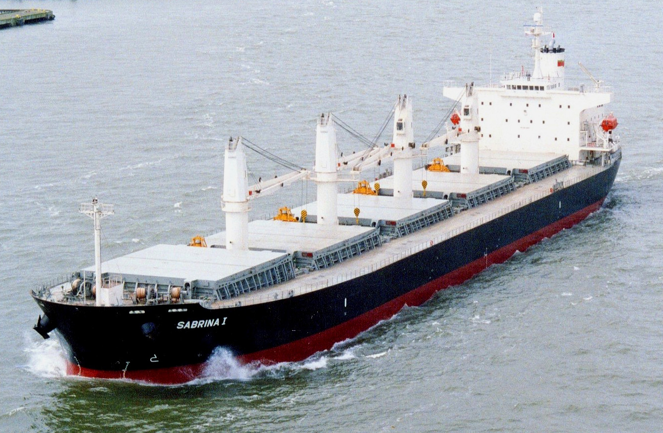 Bulk carrier ship at sea — the Bulgaria Black Sea drone attack struck two merchant vessels on October 6, 2026