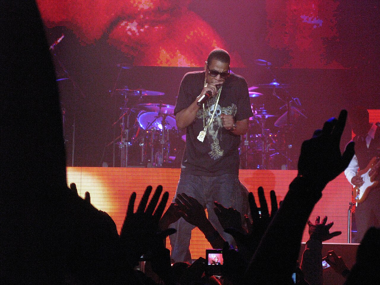 Portrait of Jay-Z, born Shawn Carter in Brooklyn, the Roc Nation founder who has curated the Super Bowl halftime show since 2019