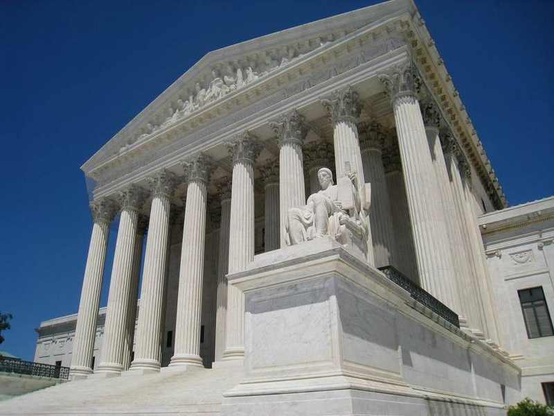 The United States Supreme Court building in Washington