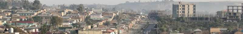 Wide view of Adigrat in Tigray during the October 2026 Ethiopia-Eritrea crisis