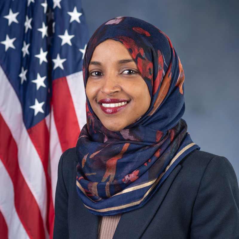 Rep. Ilhan Omar of Minnesota, a frequent target of Trump's criticism