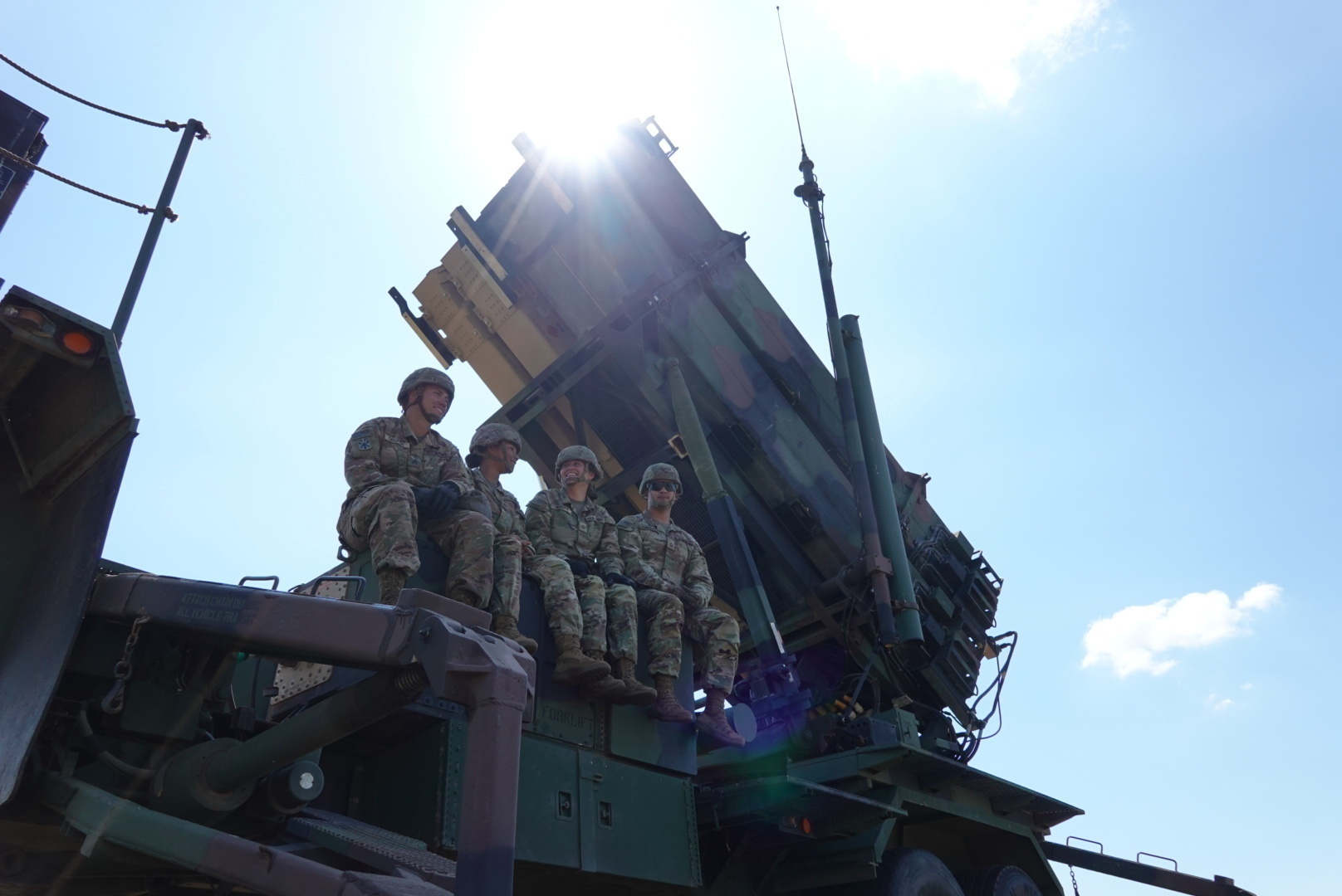 US Patriot air-defence battery in Slovakia — file photo for the Ukraine war day 1700 briefing on PURL interceptor deliveries