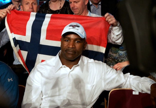Evander Holyfield Trump rally — former heavyweight champion Evander Holyfield, whom Trump compared to the supporter who allegedly punched a protester