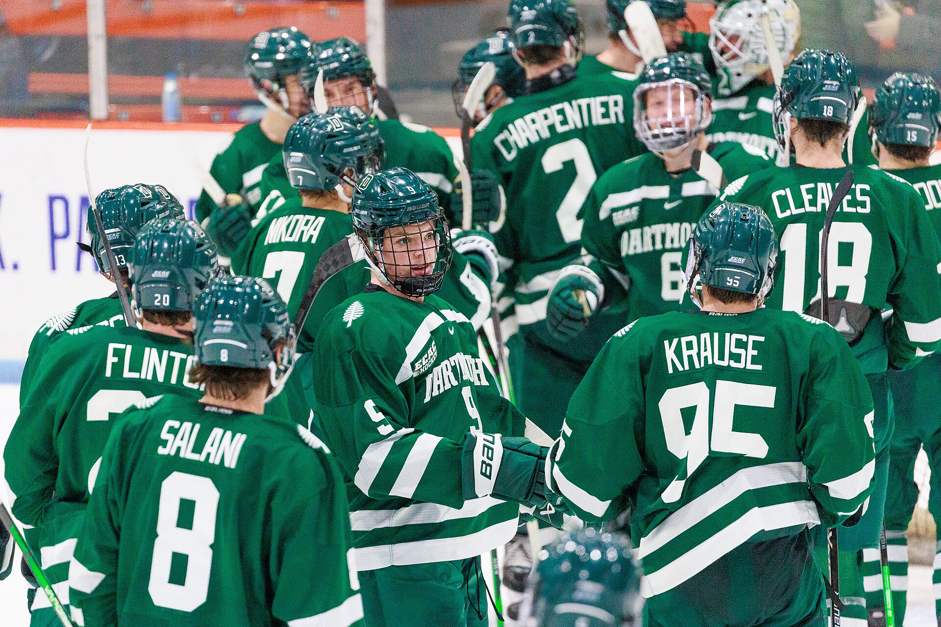 Dartmouth Big Green ice hockey players, the college program where tallest goalie Cooper Black played before signing with the Florida Panthers