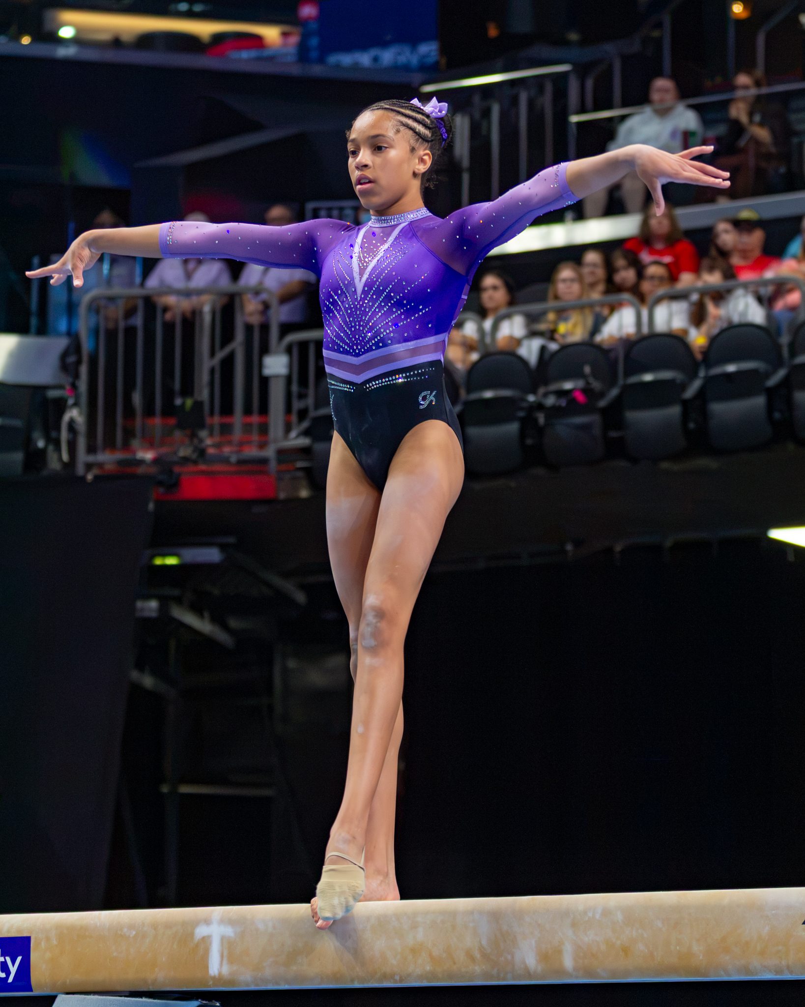 Sydney Williams on the balance beam at the 2026 US Gymnastics Championships