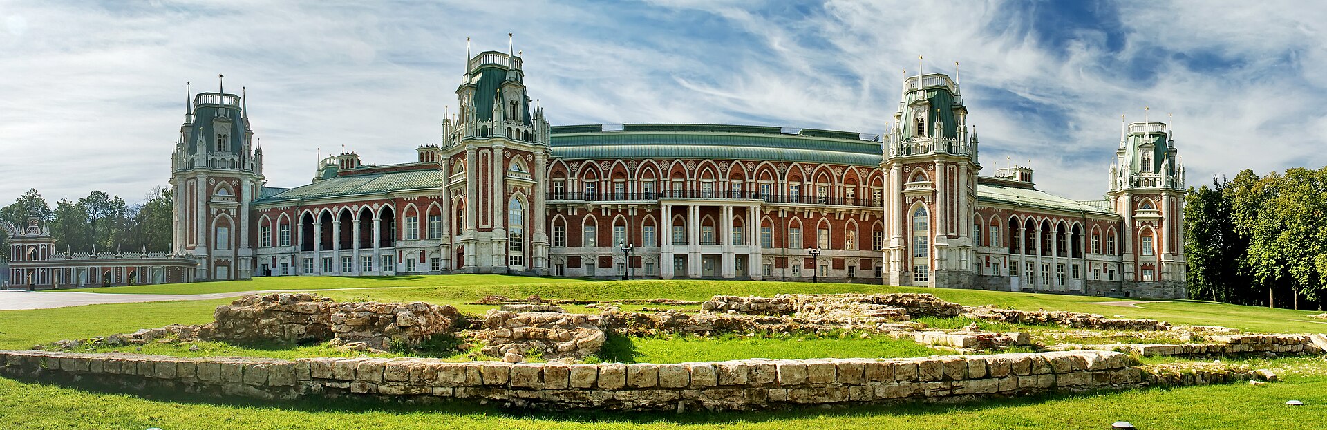 The Grand Palace at the Tsaritsyno Museum Reserve in Moscow, named in the US embassy Moscow security alert over a Moscow Tsaritsyno attack threat