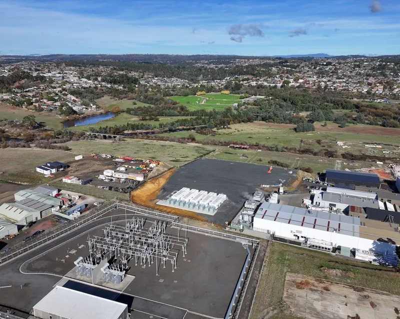 Firmus modular PowerCube infrastructure at a Tasmania AI data-centre site
