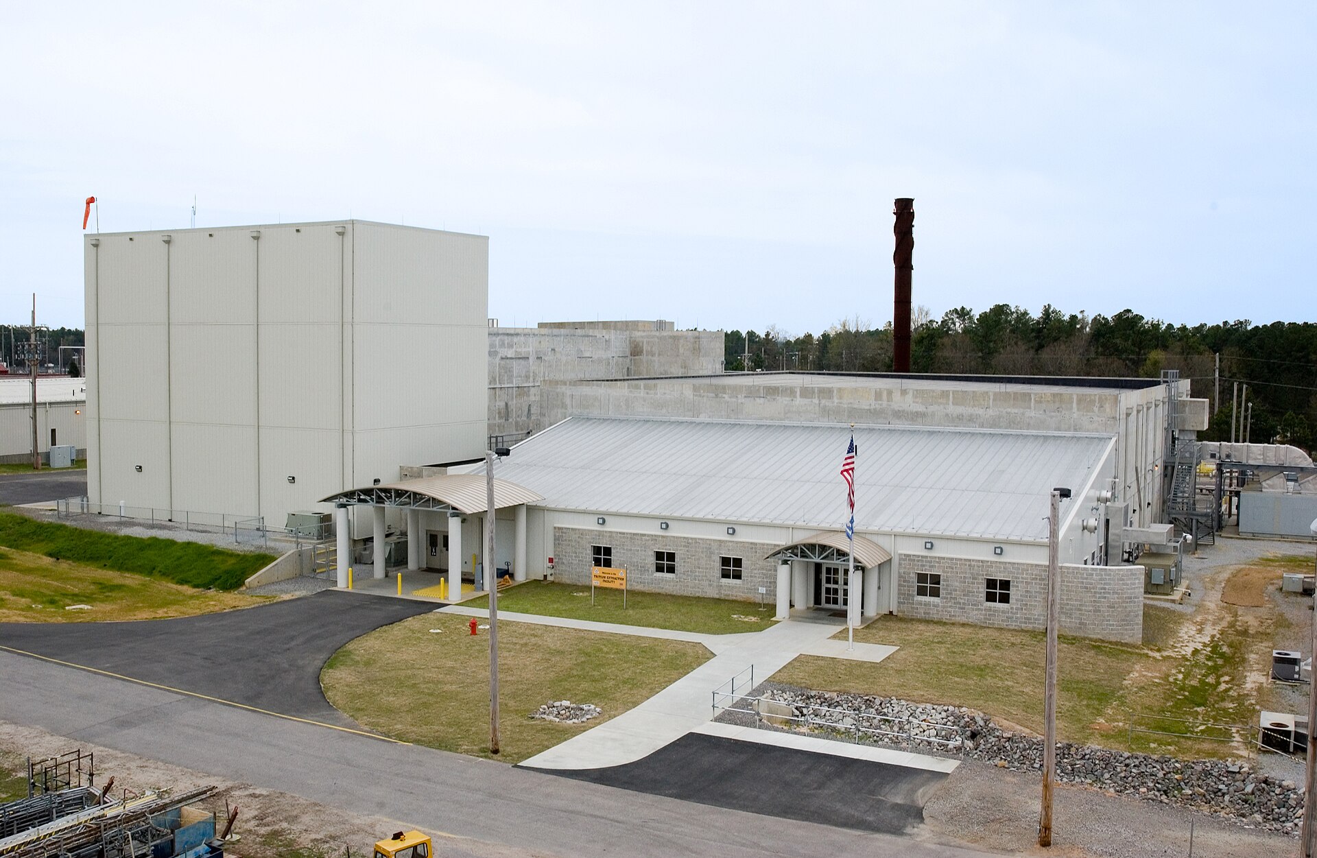 The Tritium Extraction Facility at the Savannah River Site, part of the site's Cold War nuclear weapons legacy