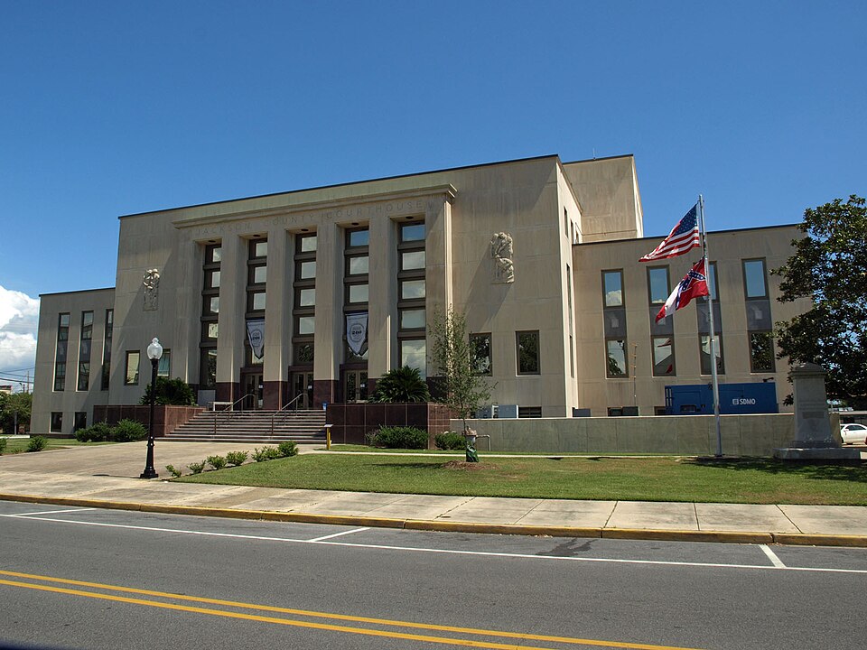 Jackson County Mississippi courthouse connected to the Nolan Wells grand jury no true bill
