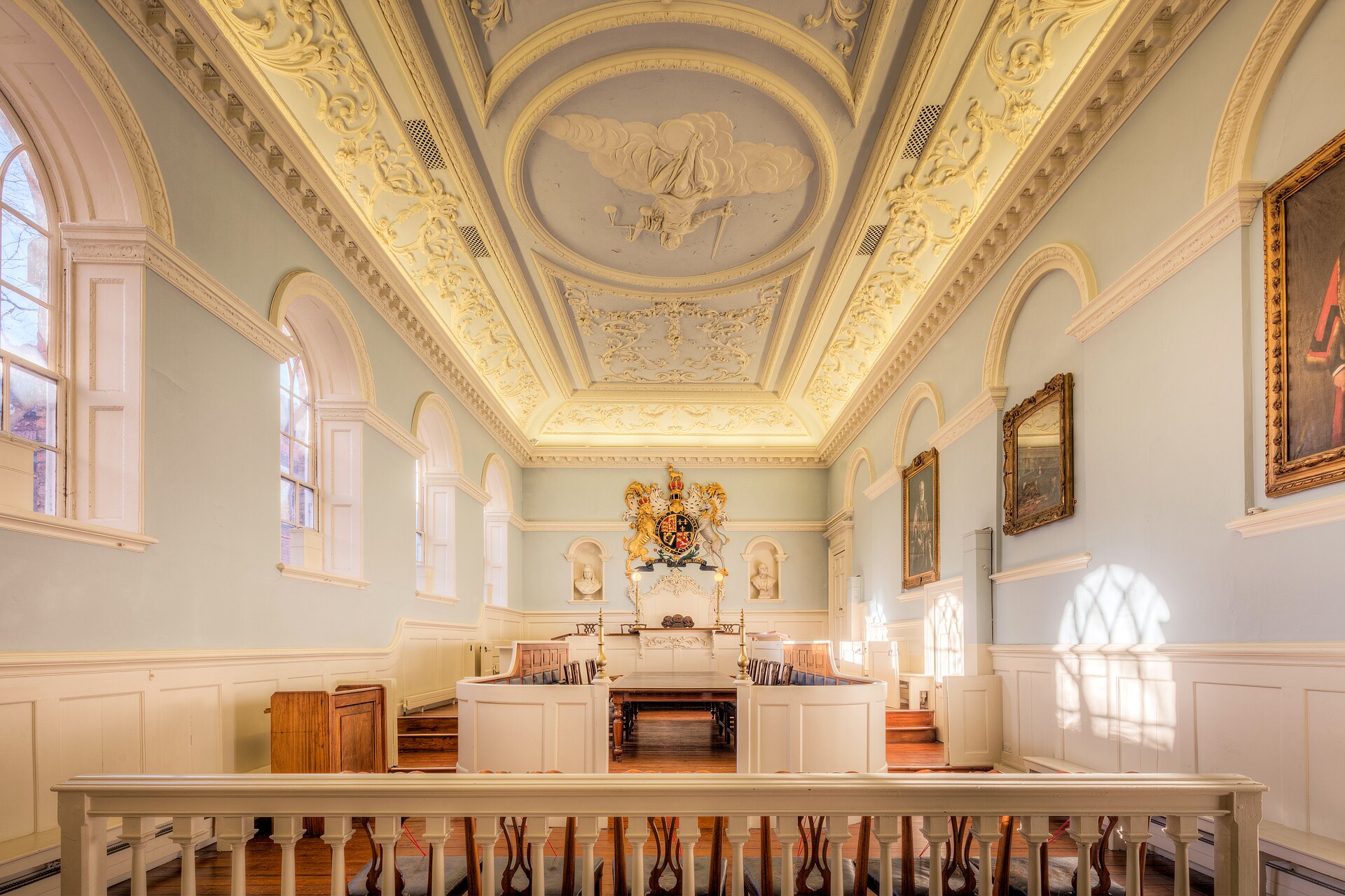 A courtroom