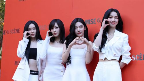 K-pop group aespa, whose member Karina starred in the Converse Chuck 70 X campaign at the center of the Converse Karina ad controversy