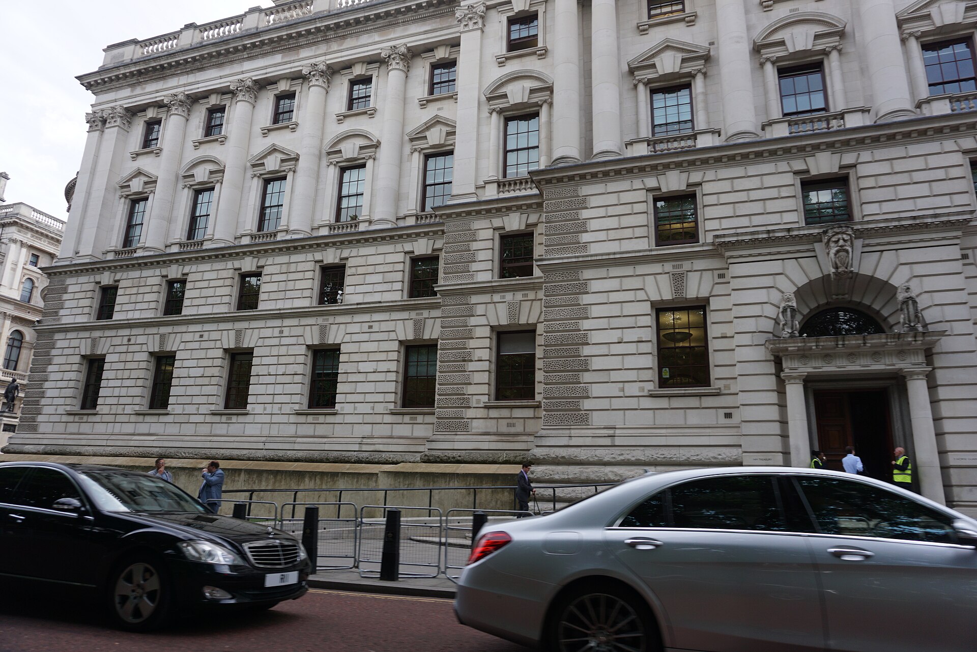 HM Treasury building in Westminster, London, where Chancellor John Healey's UK Budget 2026 was prepared