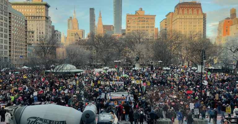 Protesters march through Manhattan against ICE enforcement as the Bronx ICE shooting fuels the federal-city showdown