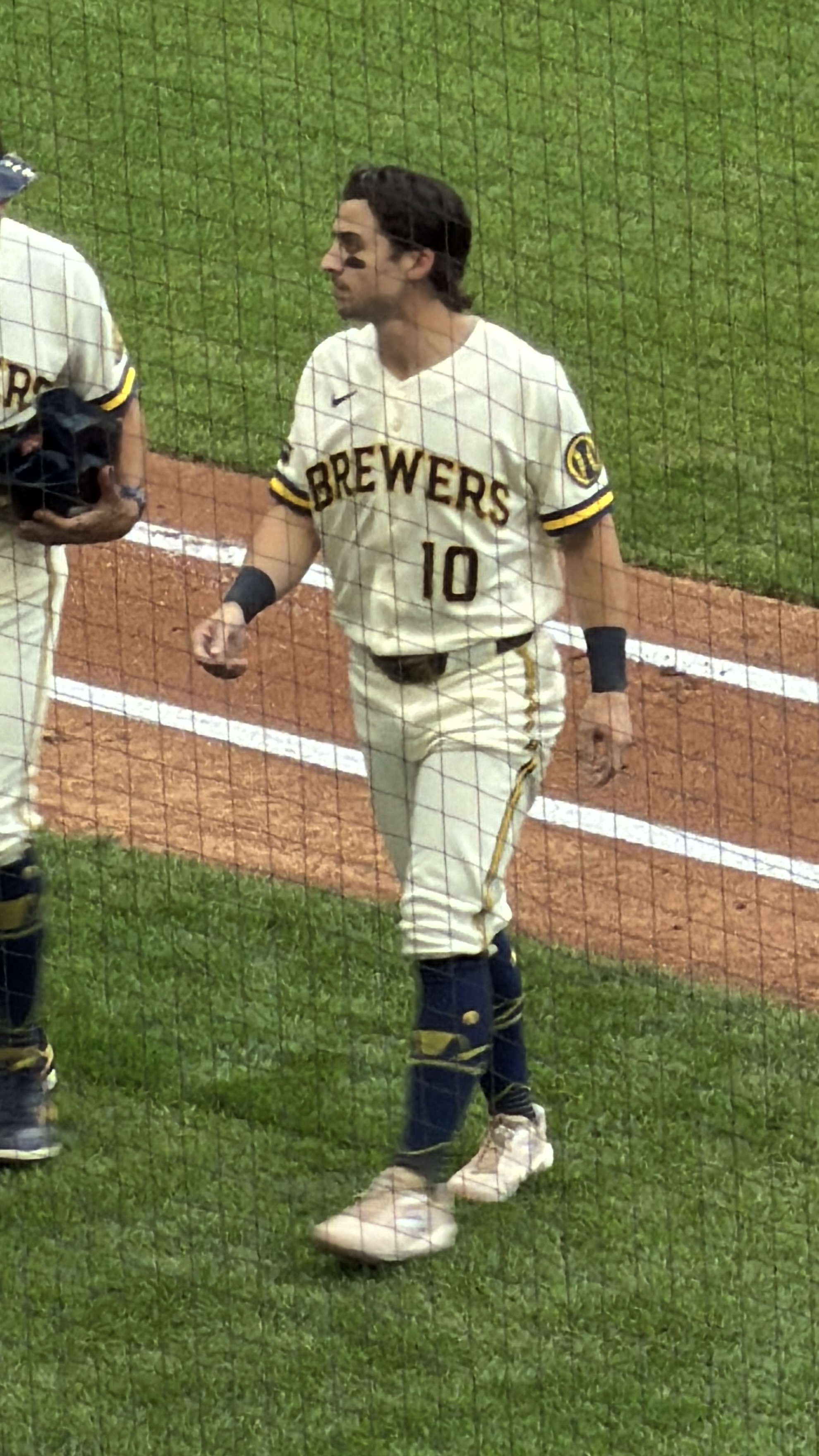 Brewers vs Rays Game 2 score — Sal Frelick of the Milwaukee Brewers, whose sixth-inning home run tied World Series Game 2 at 4-4