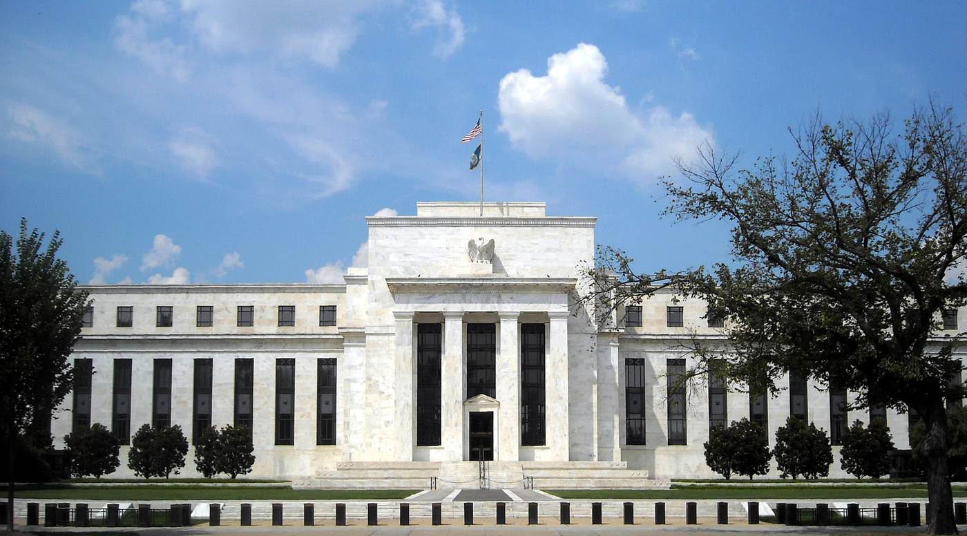 Federal Reserve Eccles Building as the 10-year Treasury yield rises above 5 percent
