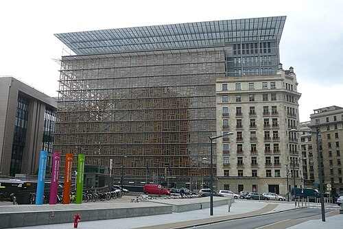 Europa building Brussels exterior — EU ballistic missile sanctions, 1646 new designations