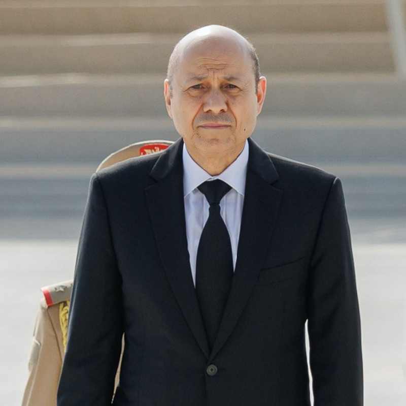 Rashad al-Alimi, chairman of Yemen's Presidential Leadership Council, in a 2022 file photograph