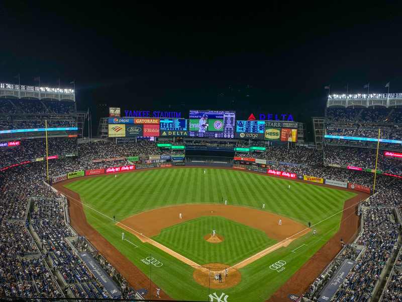 Yankee Stadium where the Rays Yankees Game 3 score completed Tampa Bay's ALDS sweep