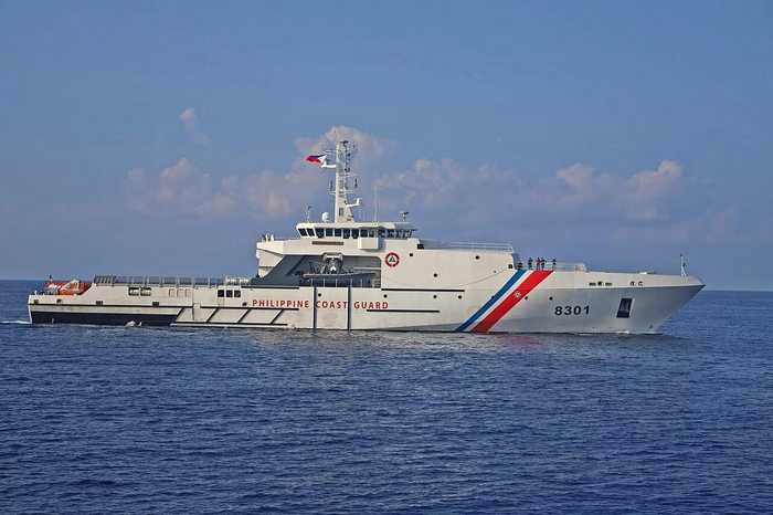 Philippine Coast Guard offshore patrol vessel BRP Gabriela Silang at sea