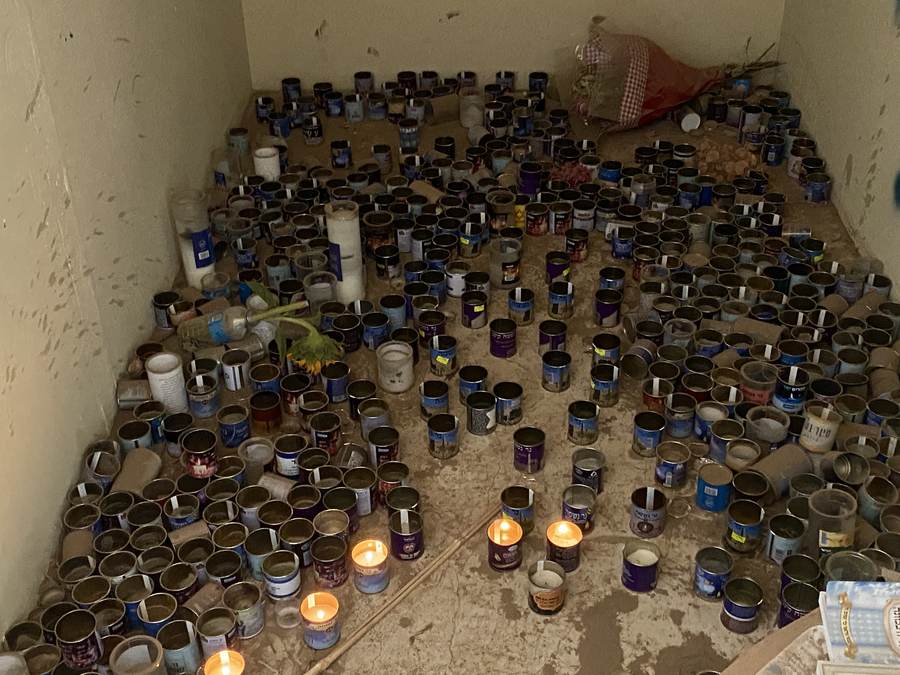 The Nova music festival massacre site near Re'im, Israel, ahead of the October 7 anniversary.